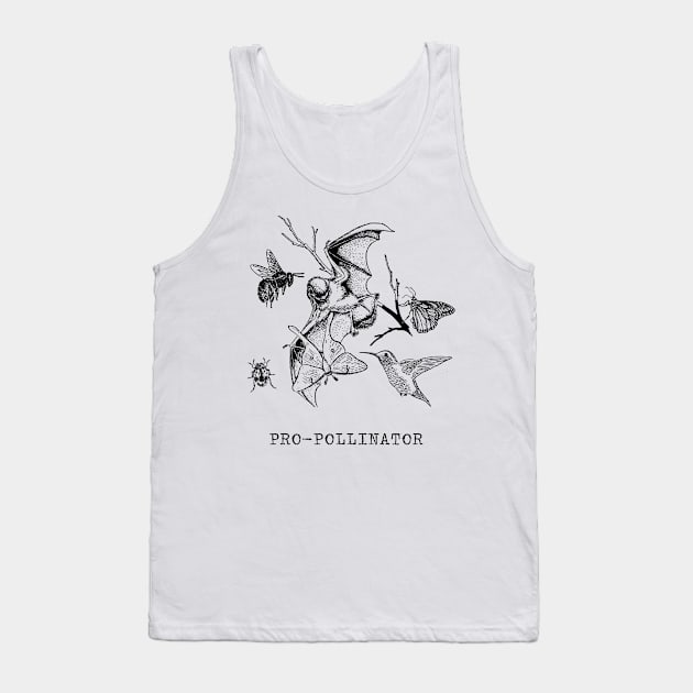 Pro-Pollinator Tank Top by SleepyVampire